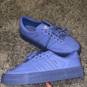 NEW Adidas Sambarose Real Lilac leather wmns snkr
